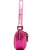 Color:Pink - Image 3 - Balexis Pink Rhinestone Mini Shoulder Bag