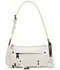 Steve Madden Becka Tassle Bear Charm Shoulder Bag, Color:White - Image 1