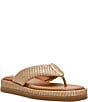 Steve Madden Bella Raffia Platform Flip Flops - Image 1
