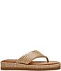 Steve Madden Bella Raffia Platform Flip Flops - Image 2