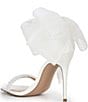 Color:White - Image 3 - Benni Pearl Embellished Bow Back Dress Sandals