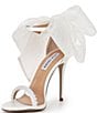 Color:White - Image 4 - Benni Pearl Embellished Bow Back Dress Sandals