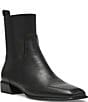 Steve Madden Birdette Leather Square Toe Ankle Booties - Image 1