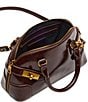 Steve Madden Bjoshua Satchel Bag, Color:Brown - Image 3