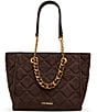 Steve Madden Bkattt Quilted Pouch Chain Strap Tote Bag - Image 2