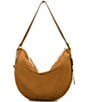 Steve Madden Bcozie Suede Faux Fur Trim Slouchy Shoulder Bag, Color:Chestnut - Image 2