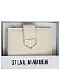 Steve Madden Box Bifold Wallet, Color:Sand - Image 5