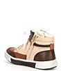 Color:Brown Multi - Image 3 - Boys' Calvvin High Top Sneakers (Youth)