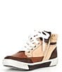 Color:Brown Multi - Image 4 - Boys' Calvvin High Top Sneakers (Youth)
