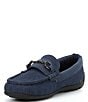 Color:Navy - Image 4 - Boys' Justinn Leather Bit Loafers (Youth)