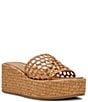 Steve Madden Brandy Woven Platform Wedge Slide Sandals - Image 1
