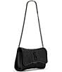 Steve Madden Briaag Crystal Rhinestone Bow Novelty Clutch, Color:Black - Image 5