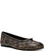 Steve Madden Calico Distressed Leather Split Toe Ballet Flats - Image 1