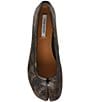 Steve Madden Calico Distressed Leather Split Toe Ballet Flats - Image 5
