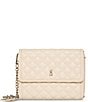 Steve Madden Carina Quilted Wallet Chain Strap Crossbody Bag, Color:Bone - Image 1