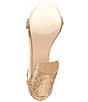 Color:Bronze - Image 6 - Carrson Rhinestone Ankle Strap Block Heel Dress Sandals