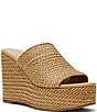Steve Madden Cassi Woven Wedge Slide Sandals - Image 1