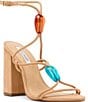 Steve Madden Cato Ornament Leather Block Heel Sandals - Image 1