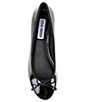 Color:Black - Image 5 - Cherish Patent Block Heel Ballerina Bow Pumps