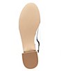 Color:Silver - Image 6 - Cherish Patent Block Heel Ballerina Bow Pumps