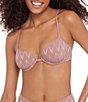 Steve Madden Chevron Sine Underwire Swim Top & High Waisted Swim Bottom - Image 3