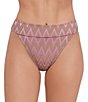 Steve Madden Chevron Sine Underwire Swim Top & High Waisted Swim Bottom - Image 5
