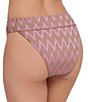Steve Madden Chevron Sine Underwire Swim Top & High Waisted Swim Bottom - Image 6