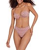 Steve Madden Chevron Sine Underwire Swim Top & High Waisted Swim Bottom - Image 1