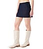 Steve Madden Cindi Stretch Denim Skirt, Color:Midnight Blue - Image 3