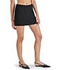 Steve Madden Cindi Stretch Twill Fitted Mini Skirt, Color:Black - Image 3