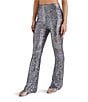 Steve Madden Citrine Stretch Sequin Flare Leg Legging Pants, Color:Silver Grey - Image 3