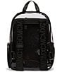 Color:Black/Clear - Image 3 - Clear Backpack with Tech Pouch