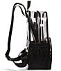 Color:Black/Clear - Image 4 - Clear Backpack with Tech Pouch