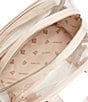 Steve Madden Clear Backpack with Tech Pouch, Color:Nude - Image 4