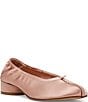 Steve Madden Cyra Satin Split Toe Ballet Pumps - Image 1