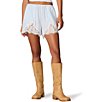 Steve Madden Daisee Pull-On Lace Hem Satin Jacquard Dot Shorts - Image 6