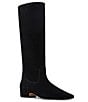 Steve Madden Dantelle Suede Block Heel Tall Boots - Image 1