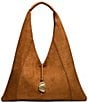 Steve Madden Dari Suede Beaded Hardware Hobo Bag - Image 1