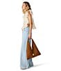 Steve Madden Dari Suede Beaded Hardware Hobo Bag - Image 5
