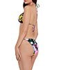 Steve Madden Dazy Fields Triangle Swim Top & Strap Side Double Gold Ring Hardware Swim Bottom - Image 2