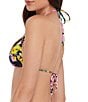 Steve Madden Dazy Fields Triangle Swim Top & Strap Side Double Gold Ring Hardware Swim Bottom - Image 4