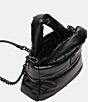 Color:Black - Image 3 - Debbie Nylon Mini Tote Bag