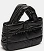 Color:Black - Image 4 - Debbie Nylon Mini Tote Bag