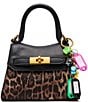 Steve Madden Deede Satchel Bag, Color:Leopard - Image 1