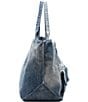 Steve Madden Anisia Denim Multi Pocket Tote Bag, Color:Denim - Image 4