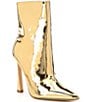 Color:Gold - Image 1 - Dilara Metallic Pointed Toe Booties