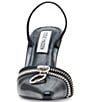 Color:Black - Image 4 - Dipper Leather Dress Slingback Pumps