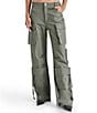 Steve Madden Duo Mid Rise Oversized Cargo Pants, Color:Olive - Image 1