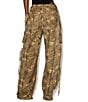 Steve Madden Duo Printed Mid Rise Utility Cargo Pants - Image 2