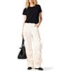 Steve Madden Duo Satin Mid Rise Utility Cargo Pants - Image 3